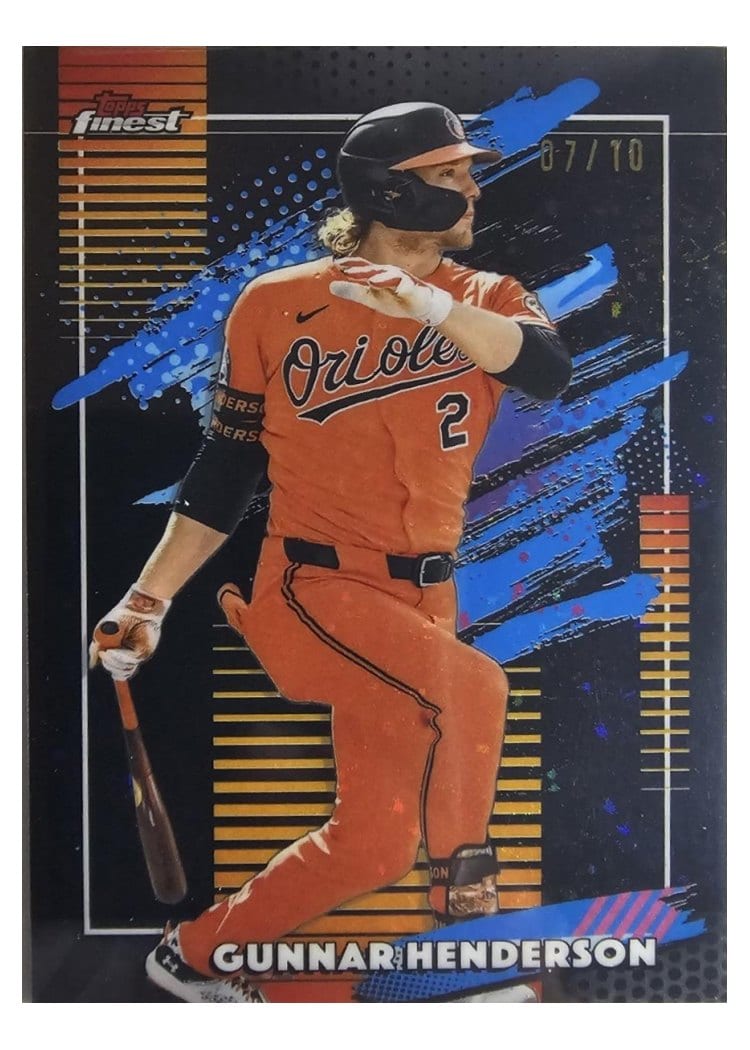 2026 Topps Finest Gunnar Henderson Black Refractor #183 card