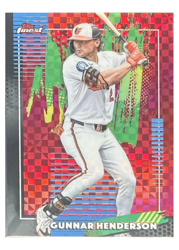 2026 Topps Finest Gunnar Henderson Red X-Fractor #51 card