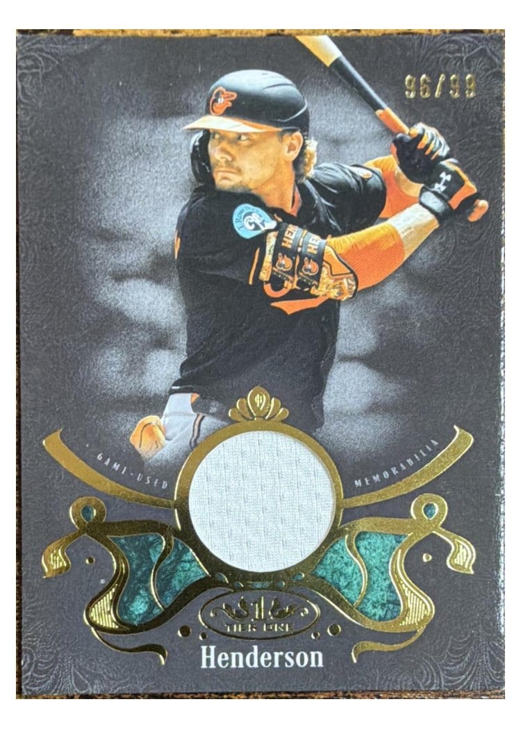2026 Topps Tier One Shadow Relics Gunnar Henderson #SR-GH card