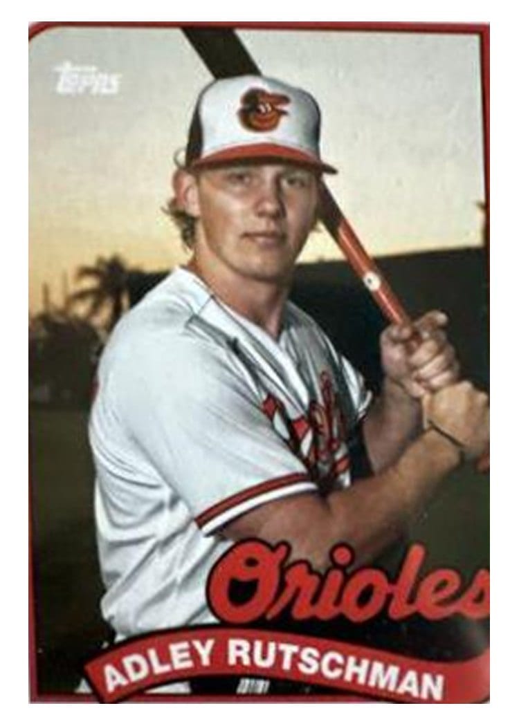 2023 Topps Archives 1989 Doubleheaders Gunnar Henderson / Adley Rutschman #89DH-18 card