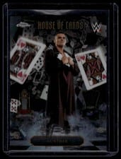 2026 Topps Chrome WWE House of Cards Gunther #HOC-8 card
