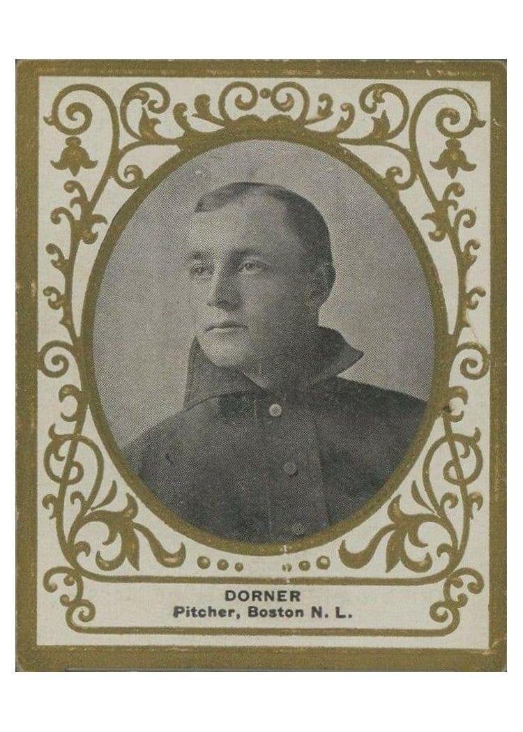 1909 T204 Ramly Gus Dorner card