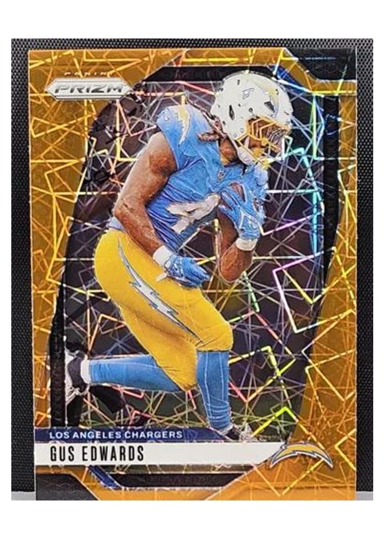 2024 Panini Prizm Base Set Gus Edwards #158 card