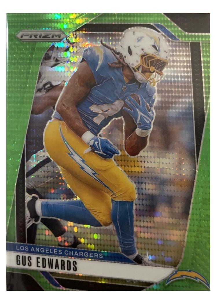 2024 Panini Prizm Base Set Gus Edwards #158 card