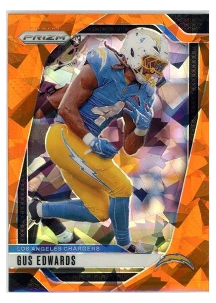 2024 Panini Prizm Base Set Gus Edwards #158 card
