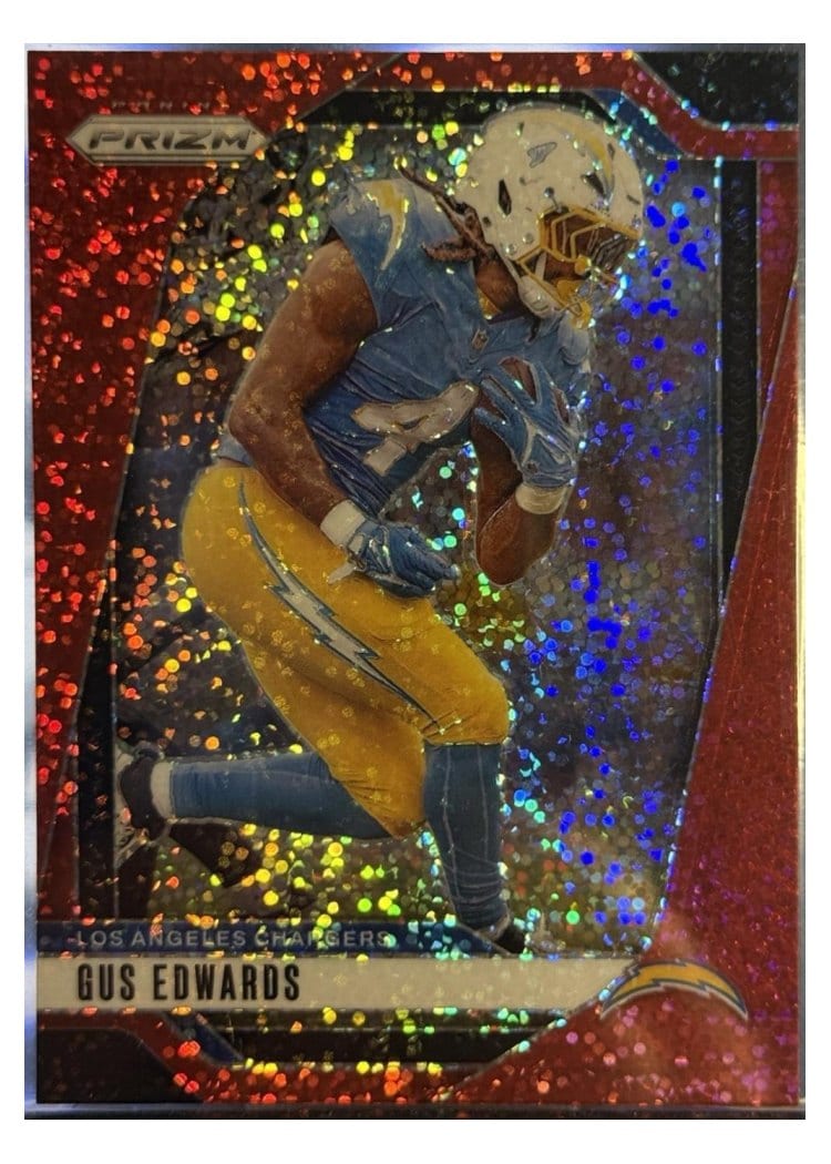 2024 Panini Prizm Base Set Gus Edwards #158 card