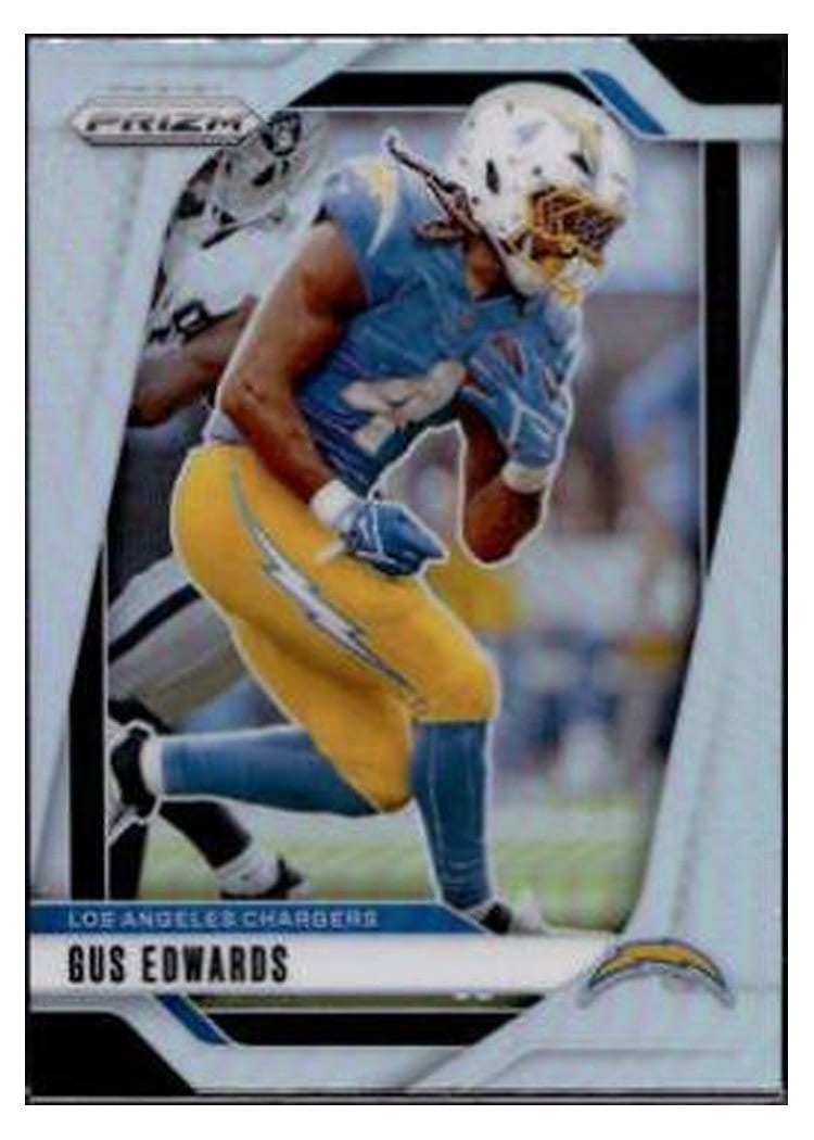 2024 Panini Prizm Base Set Gus Edwards #158 card