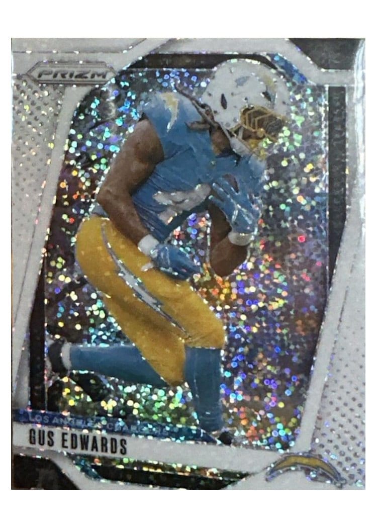 2024 Panini Prizm Base Set Gus Edwards #158 card