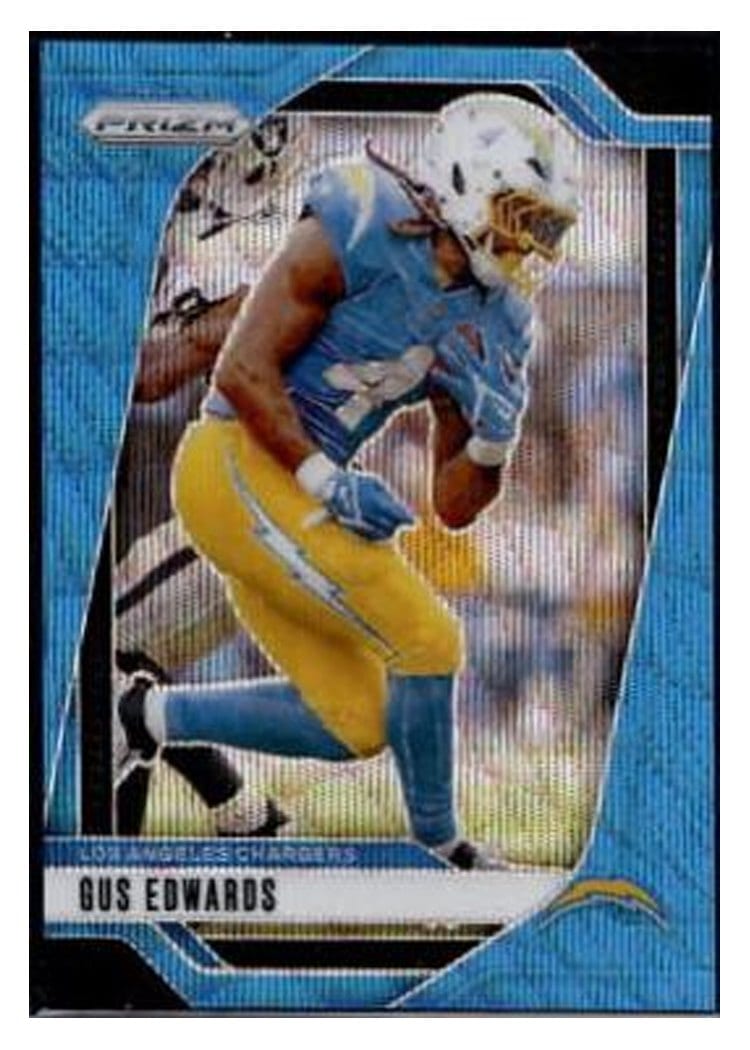 2024 Panini Prizm Base Set Gus Edwards #158 card