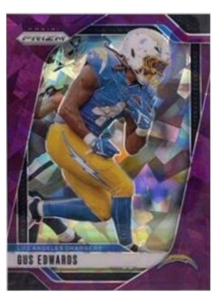 2024 Panini Prizm Base Set Gus Edwards #158 card