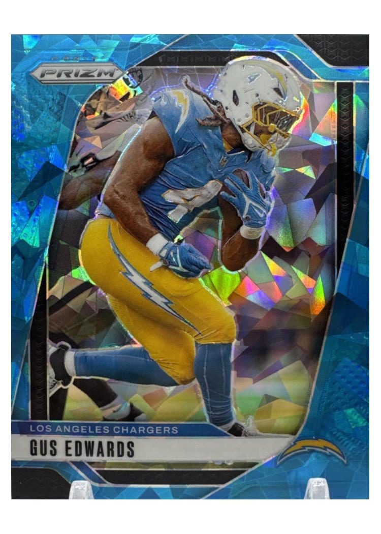 2024 Panini Prizm Base Set Gus Edwards #158 card