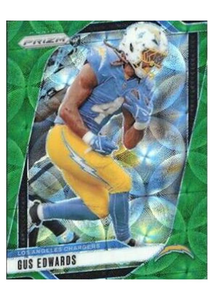 2024 Panini Prizm Base Set Gus Edwards #158 card