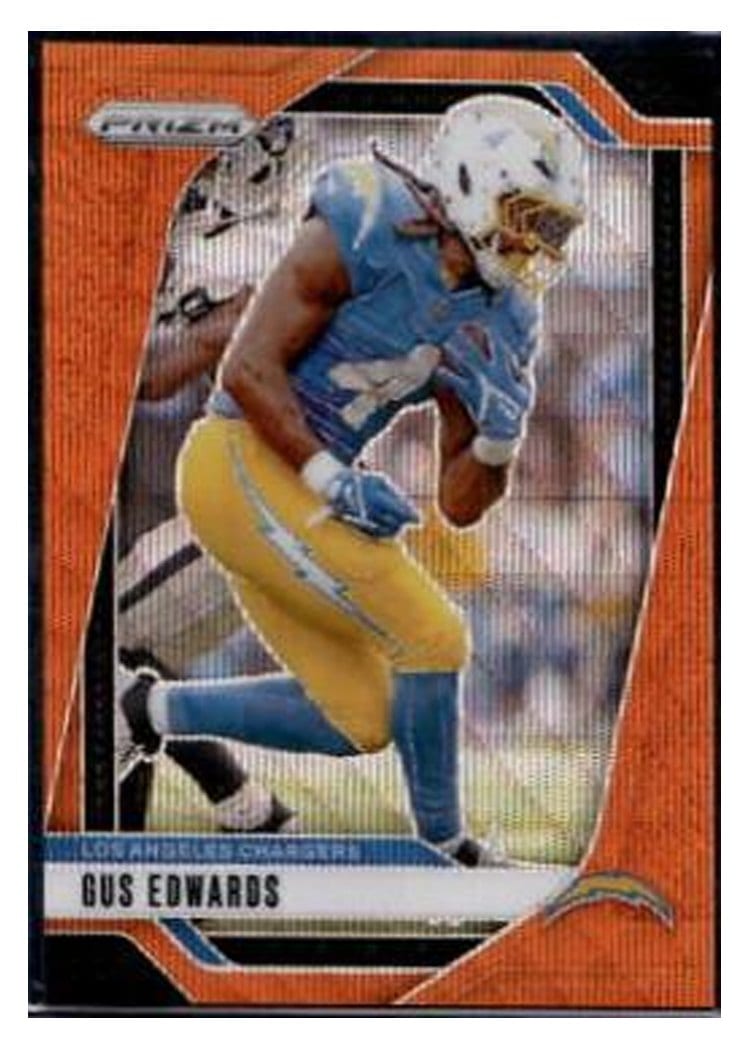 2024 Panini Prizm Base Set Gus Edwards #158 card