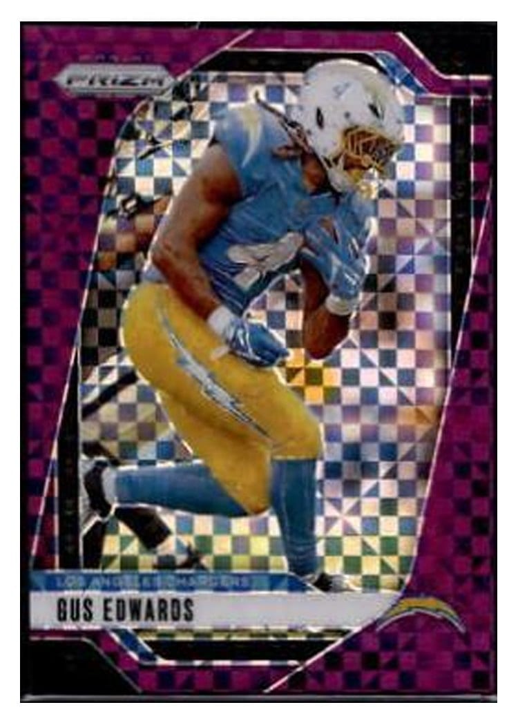 2024 Panini Prizm Base Set Gus Edwards #158 card