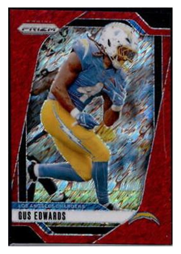 2024 Panini Prizm Base Set Gus Edwards #158 card
