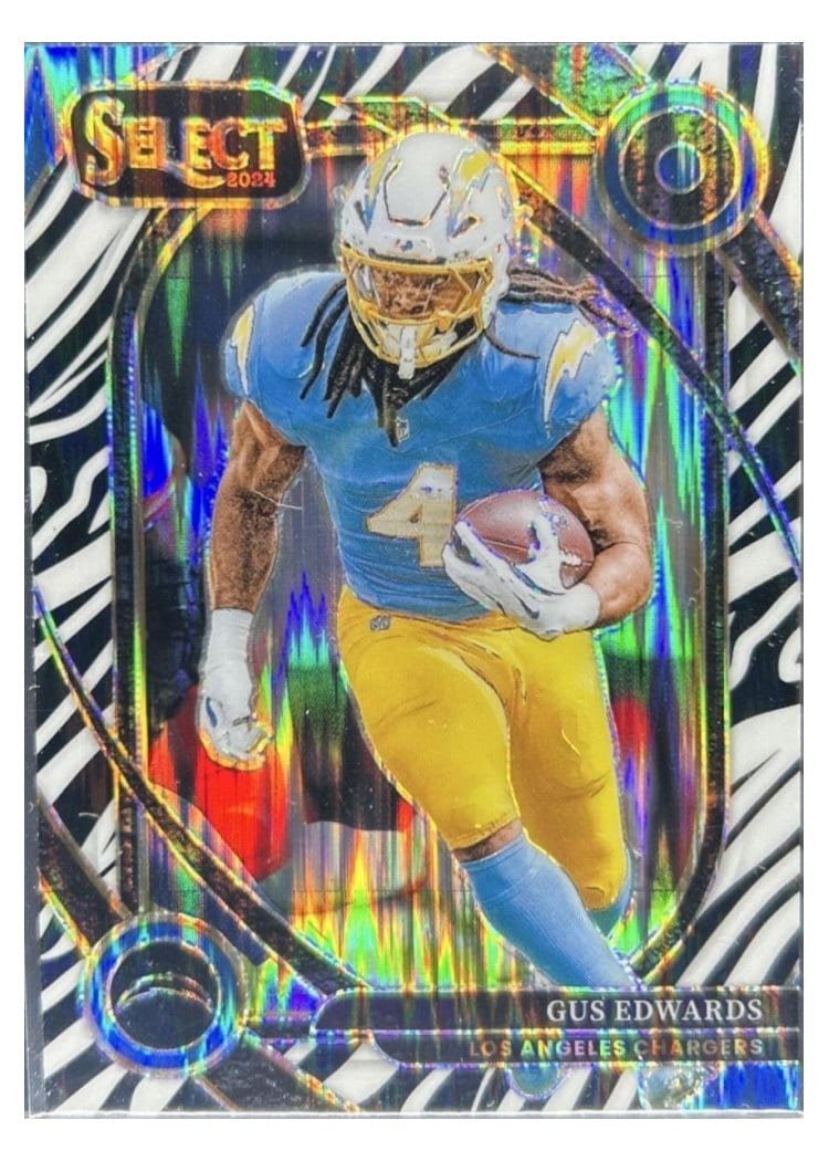 2024 Panini Select Base Set Gus Edwards #258 card