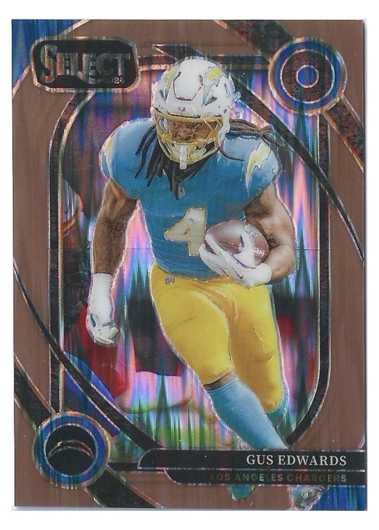 2024 Panini Select Base Set Gus Edwards #258 card
