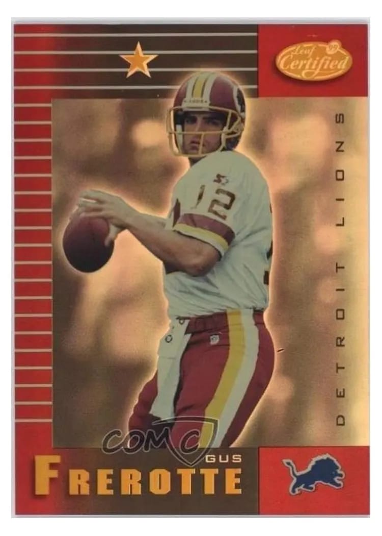 1999 Leaf Certified Gus Frerotte #36 card