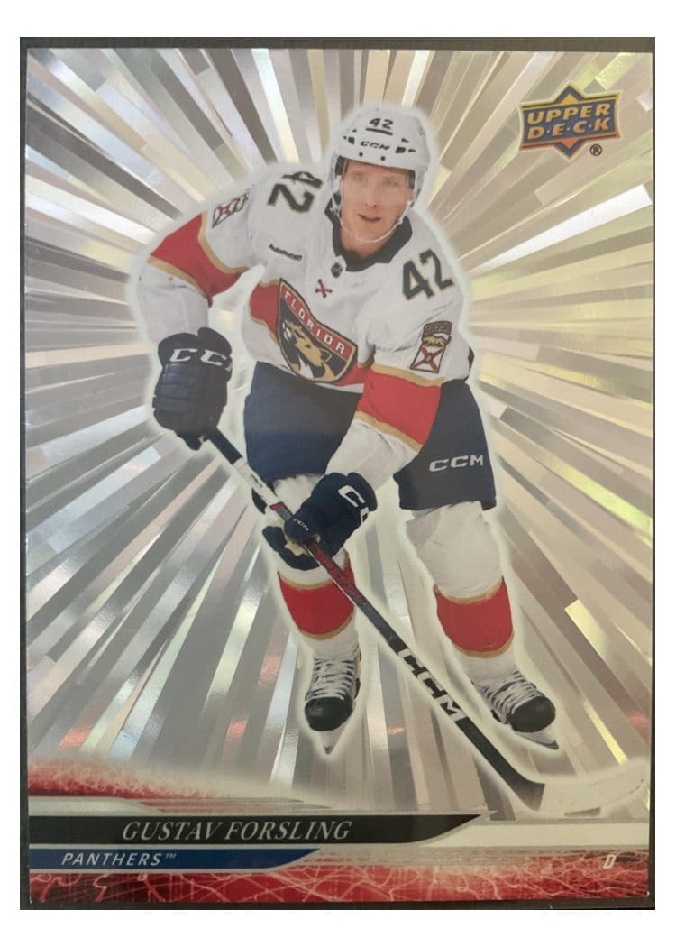 2024-25 Upper Deck Base Set Gustav Forsling #558 card