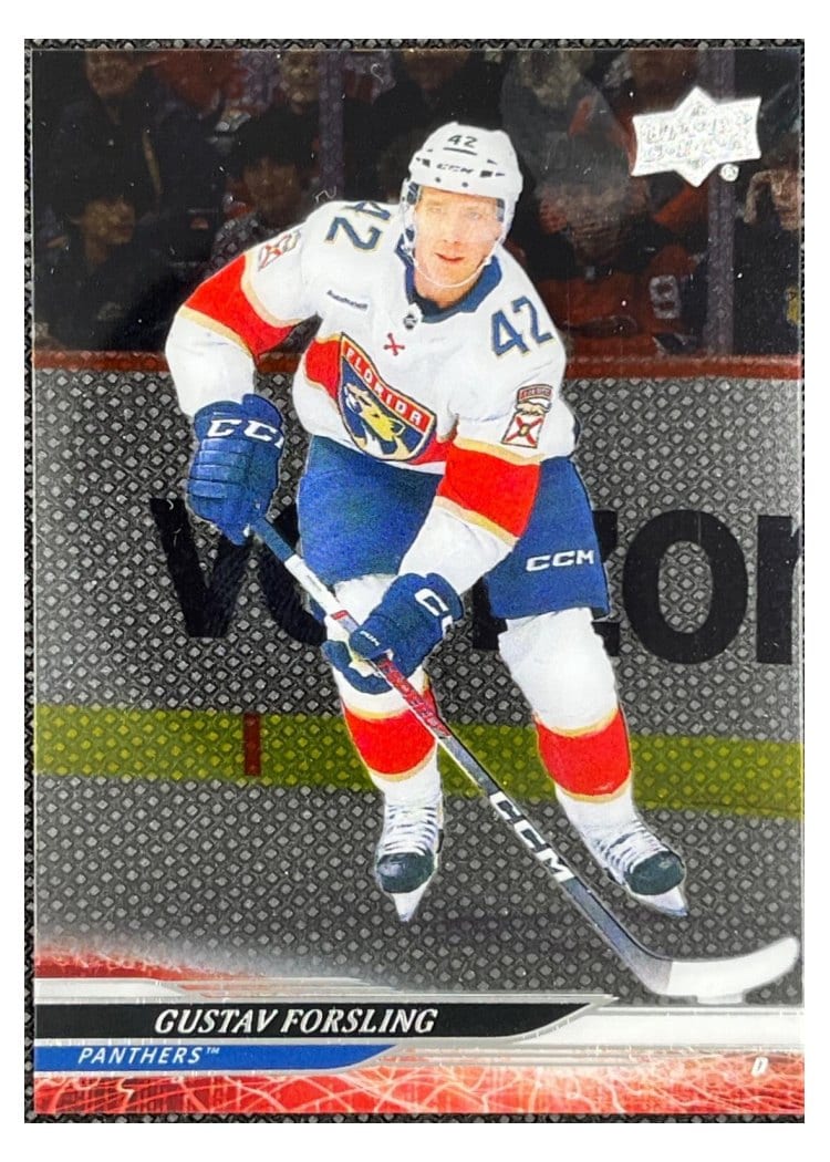 2024-25 Upper Deck Base Set Gustav Forsling #558 card