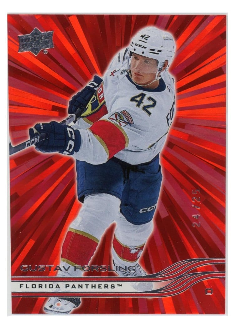 2025-26 Upper Deck Base Set Gustav Forsling #71 card