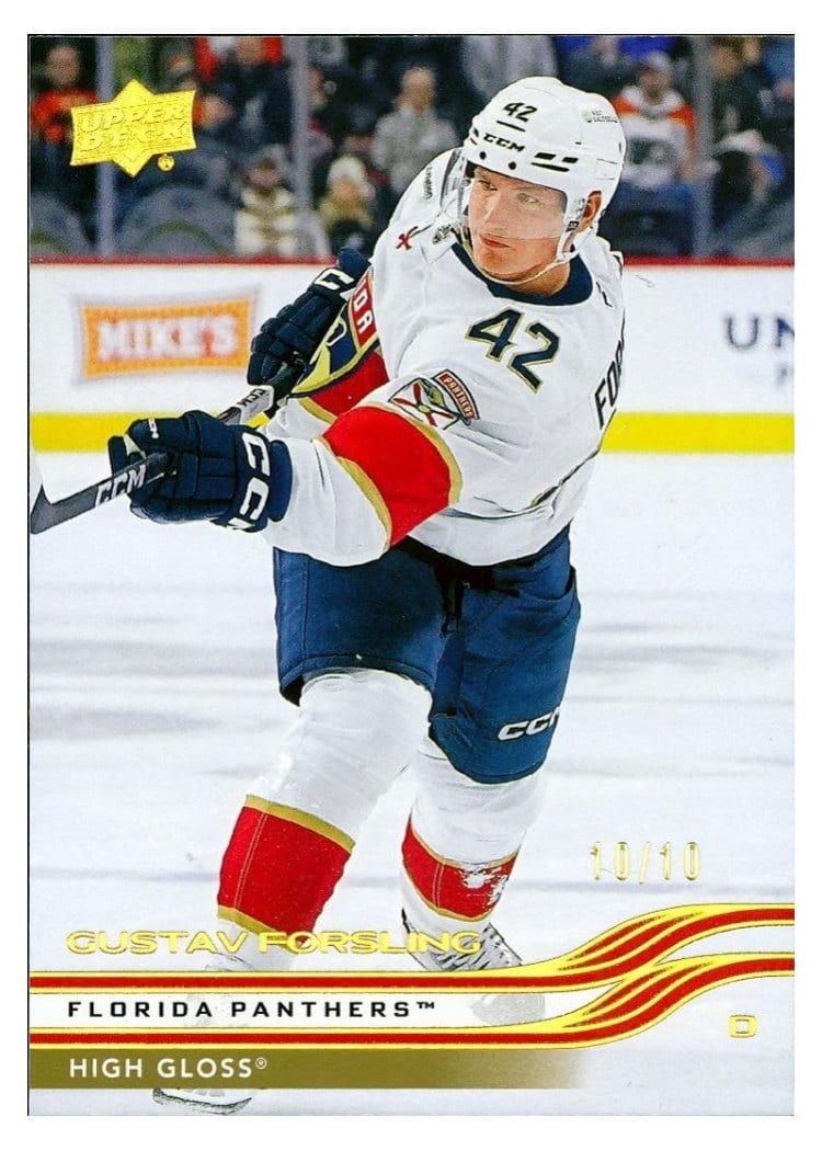 2025-26 Upper Deck Base Set Gustav Forsling #71 card