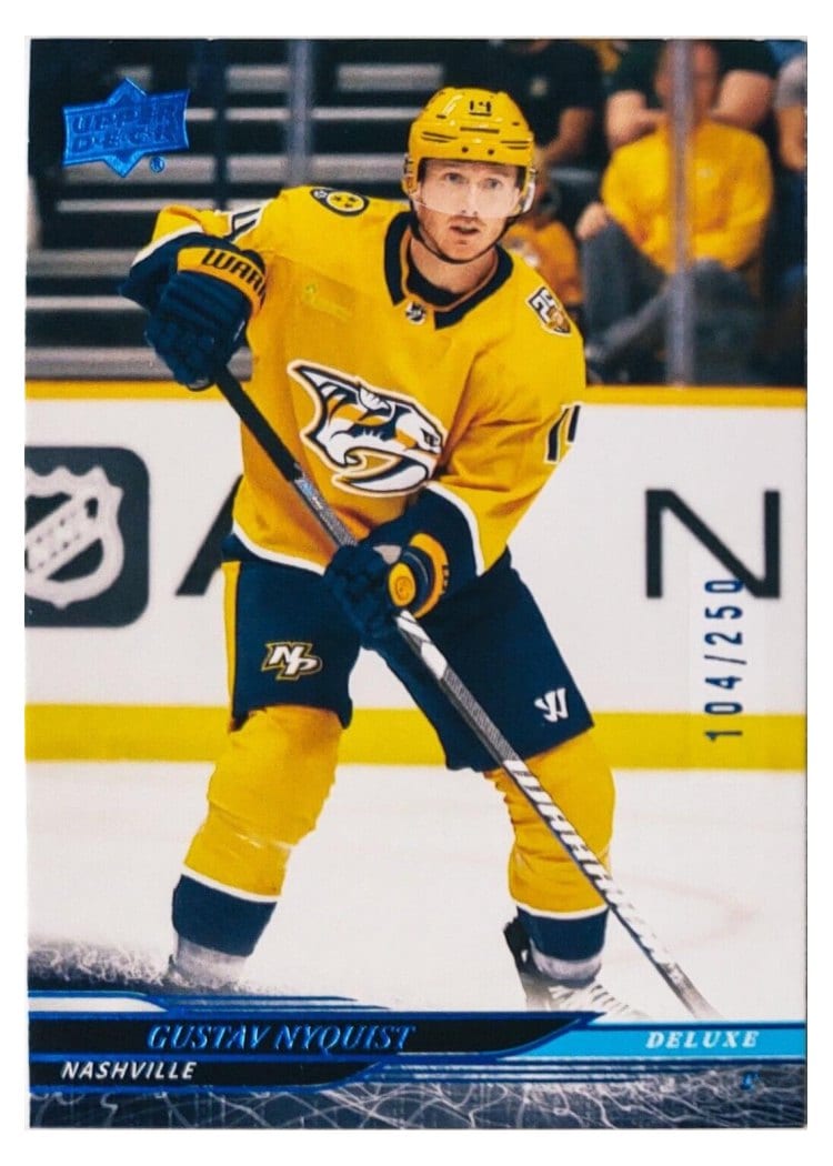 2024-25 Upper Deck Base Set Gustav Nyquist #344 card