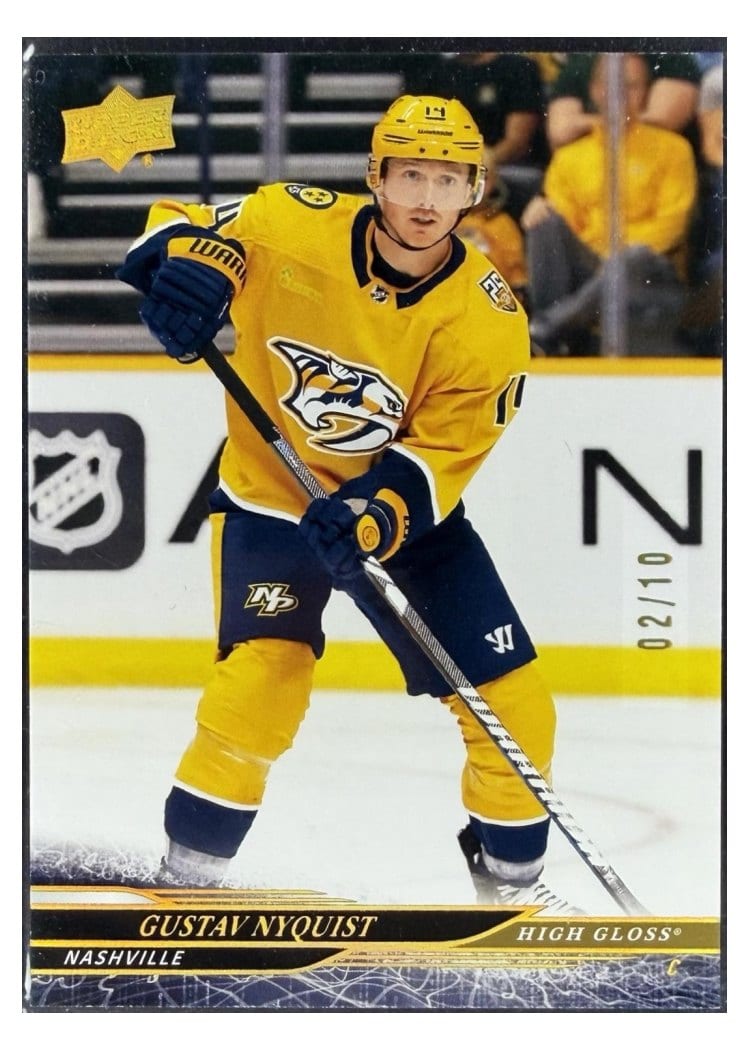 2024-25 Upper Deck Base Set Gustav Nyquist #344 card