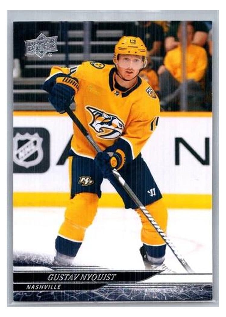 2024-25 Upper Deck Base Set Gustav Nyquist #344 card