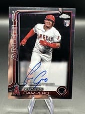 2025 Topps Chrome Update MLB Rookie Debut Patch Autographs Gustavo Campero #RDPA-GC card