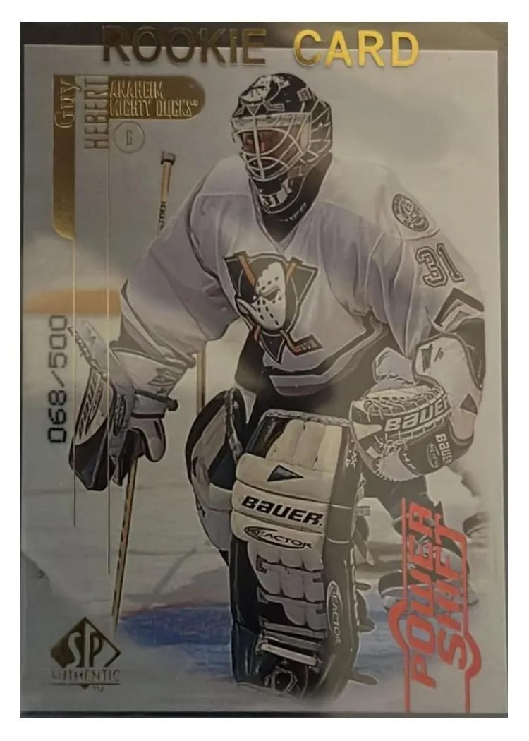 1998 SP Authentic Guy Hebert #3 card