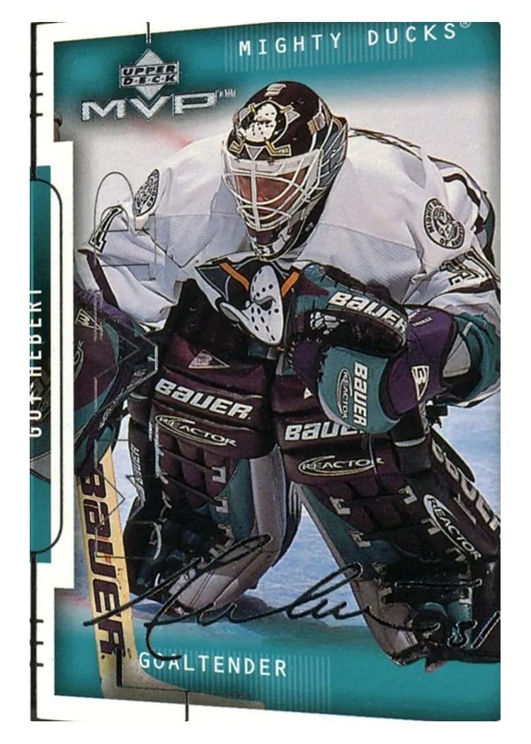 1999 Upper Deck MVP Guy Hebert Silver Script #6 card
