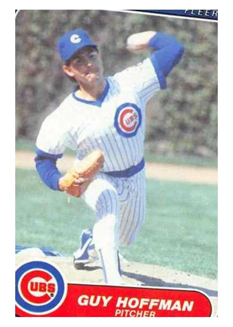 1986 Fleer Update Guy Hoffman #U-51 card