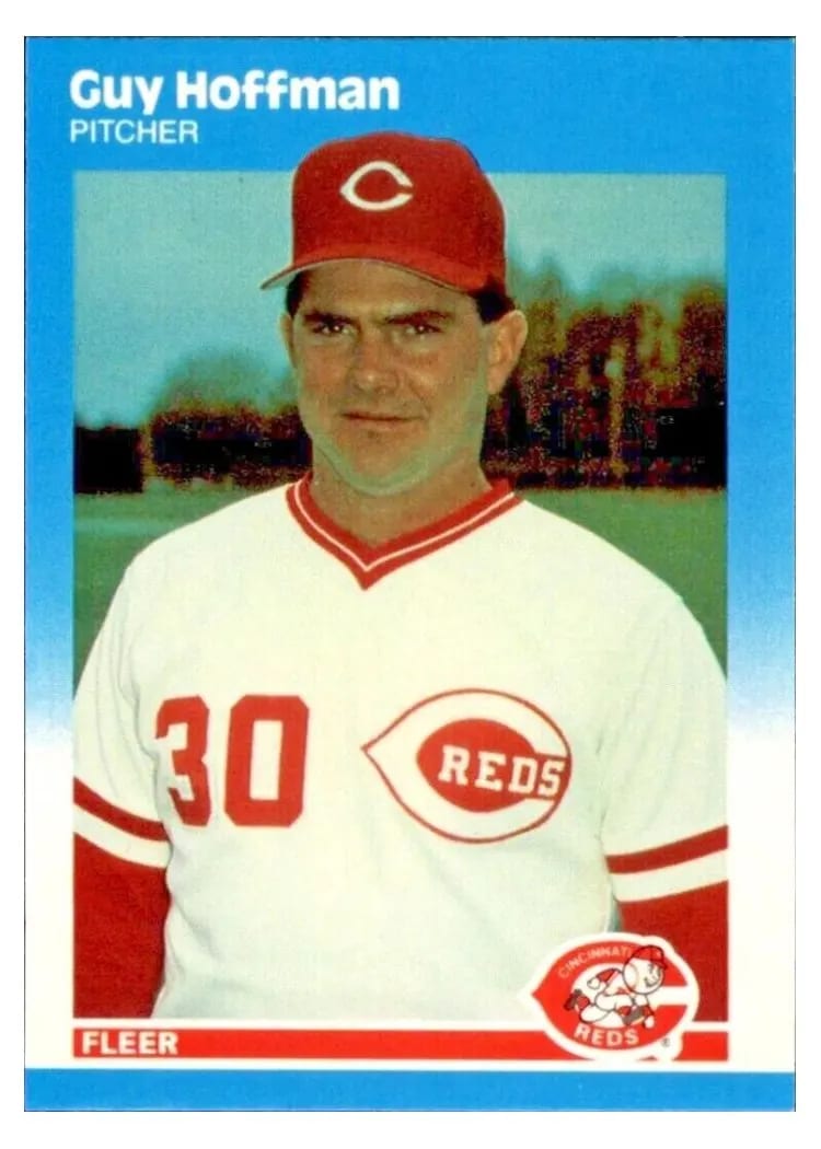 1987 Fleer Update Guy Hoffman #U-45 card