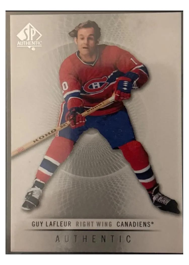 2012 SP Authentic Guy Lafleur #72 card