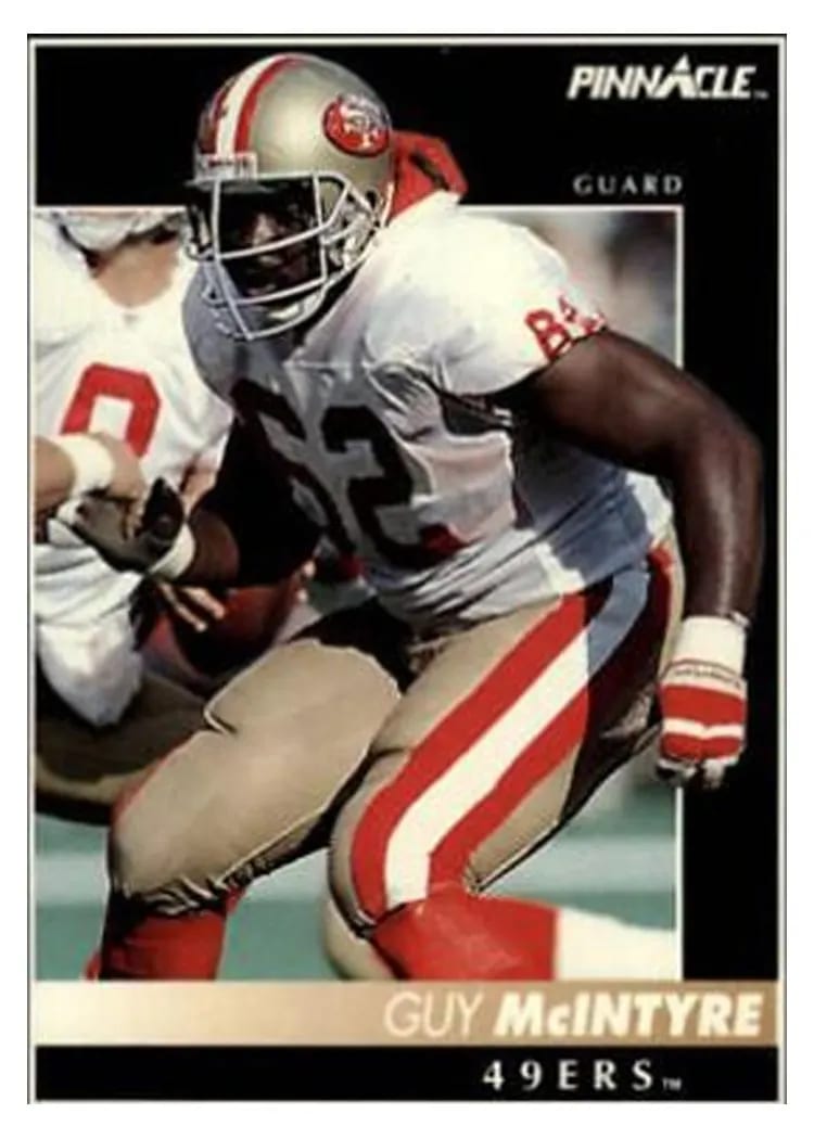 1992 Pinnacle Guy McIntyre #96 card
