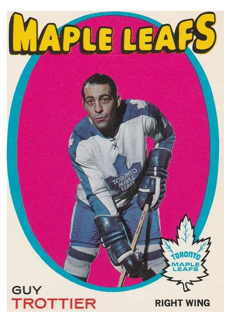 1971 O-Pee-Chee Guy Trottier #5 card