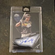 2021 Topps Chrome Black Autographs Ha-Seong Kim #CBA-HK card