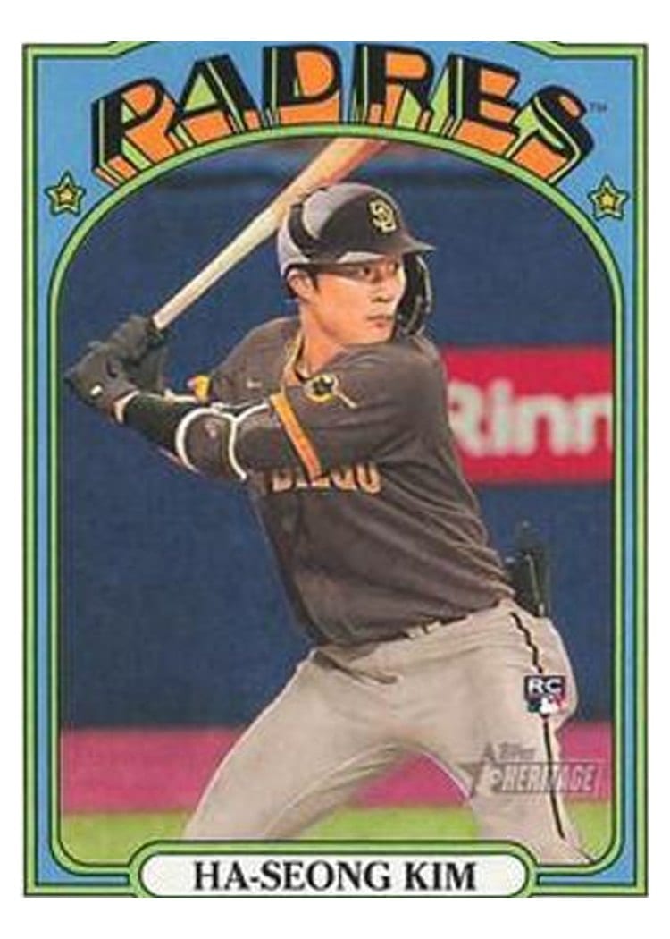 2021 Topps Heritage Base Set Ha-Seong Kim #619 card