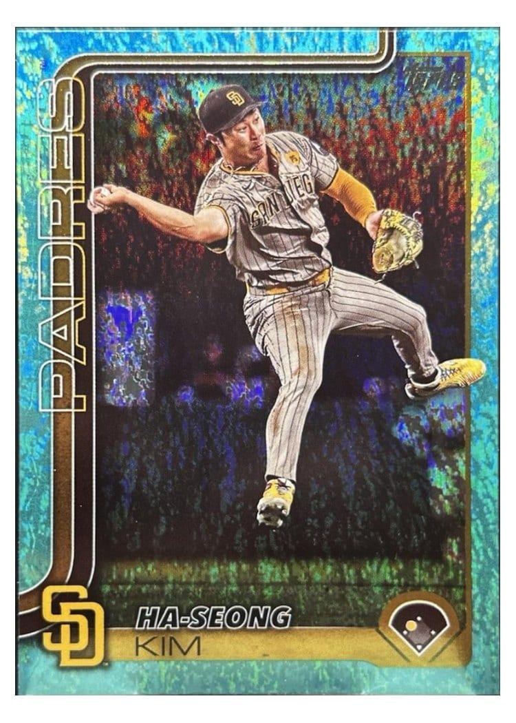 2025 Topps Base Set Ha-Seong Kim Aqua Foil #175 card