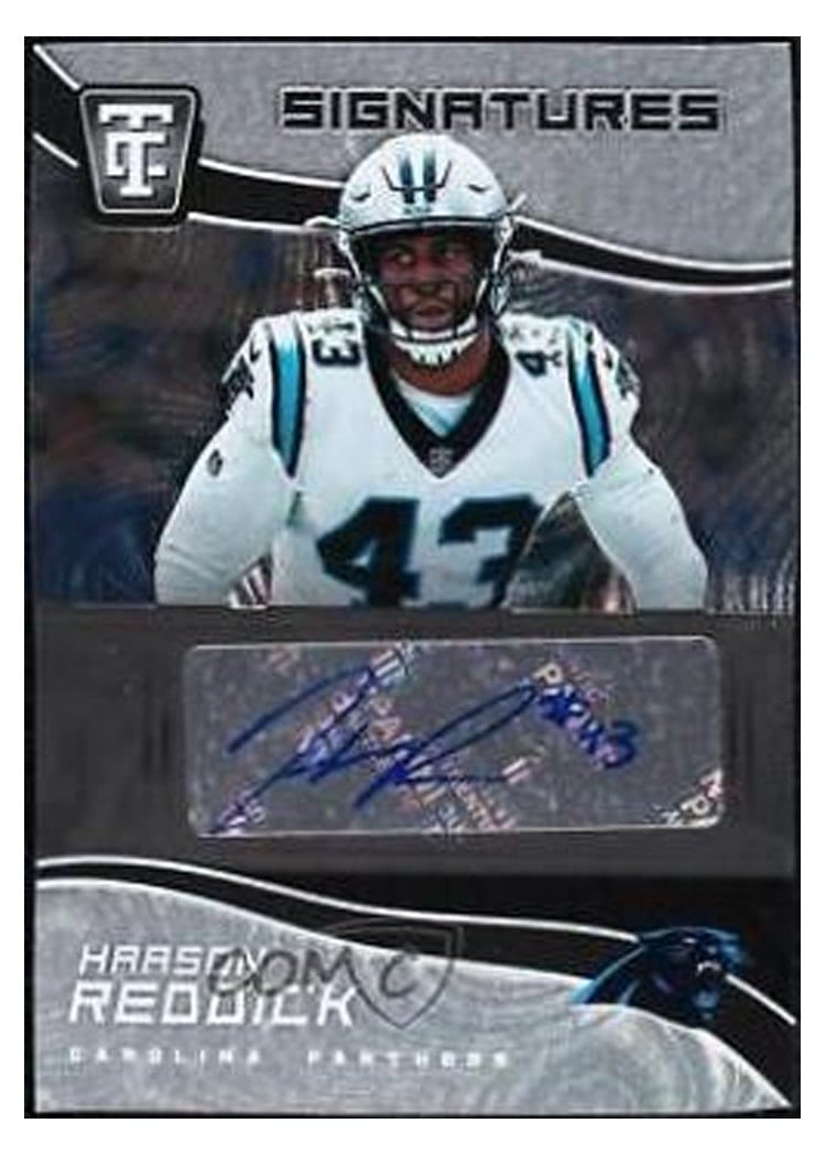 2021 Panini Chronicles Totally Certified Signatures Haason Reddick #TCS-HRI card