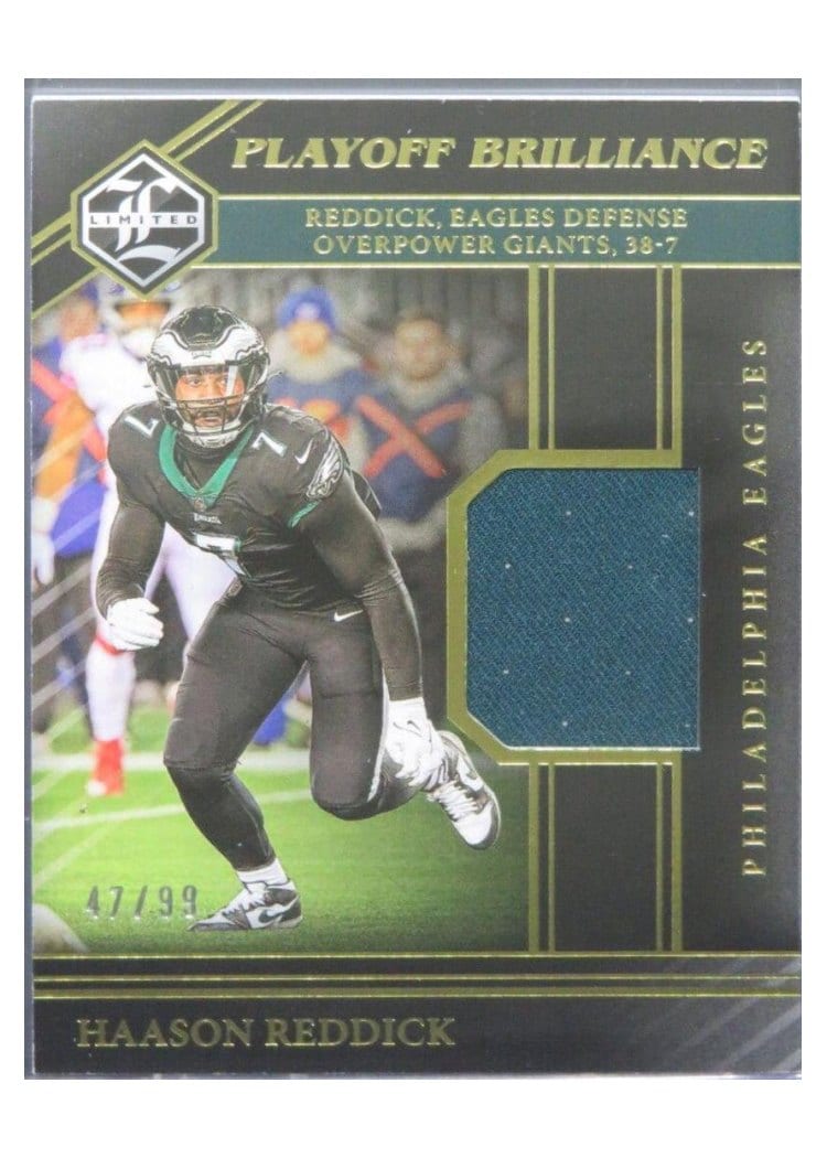 2023 Panini Limited Playoff Brilliance Haason Reddick #6 card