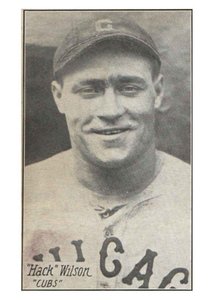 1929 R315 Hack Wilson card
