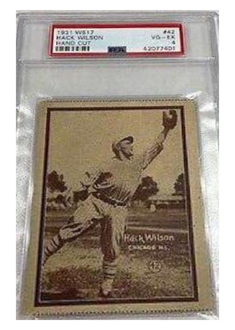 1931 W517 Hack Wilson #42 card