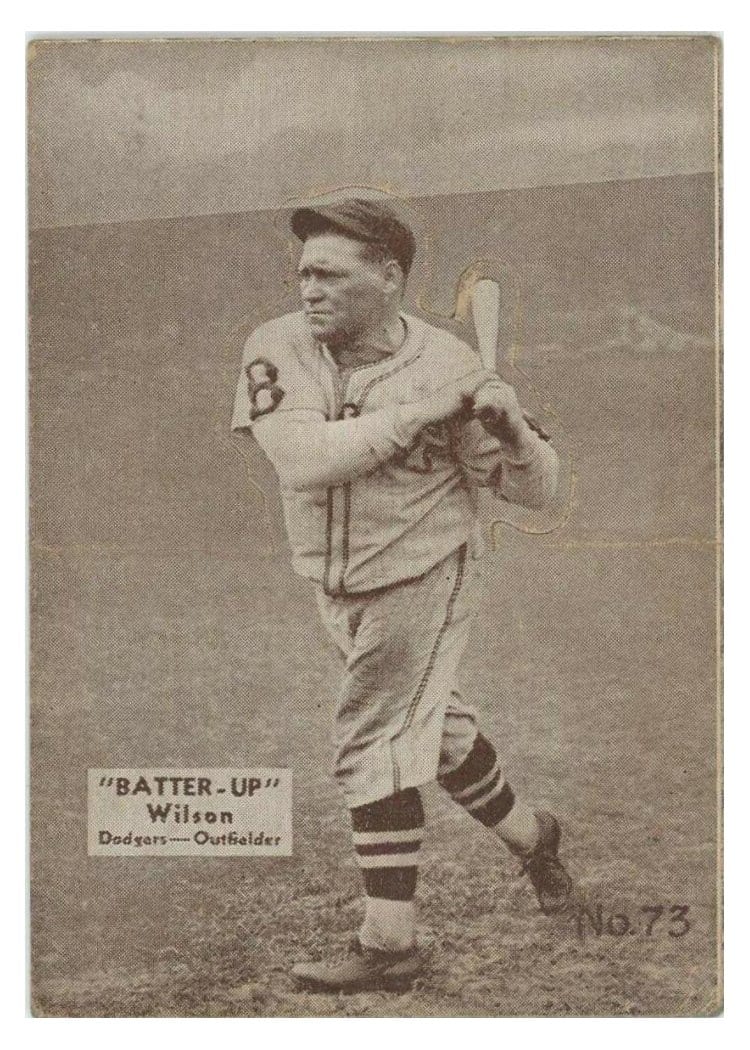 1934 Batter Up Hack Wilson #73 card