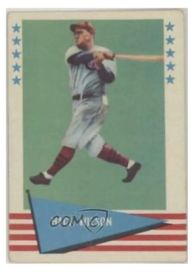 1961 Fleer Hack Wilson #87 card