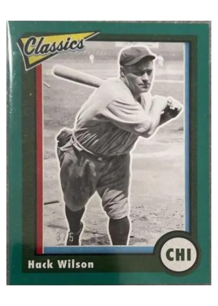 2023 Panini Chronicles Classics Hack Wilson #5 card