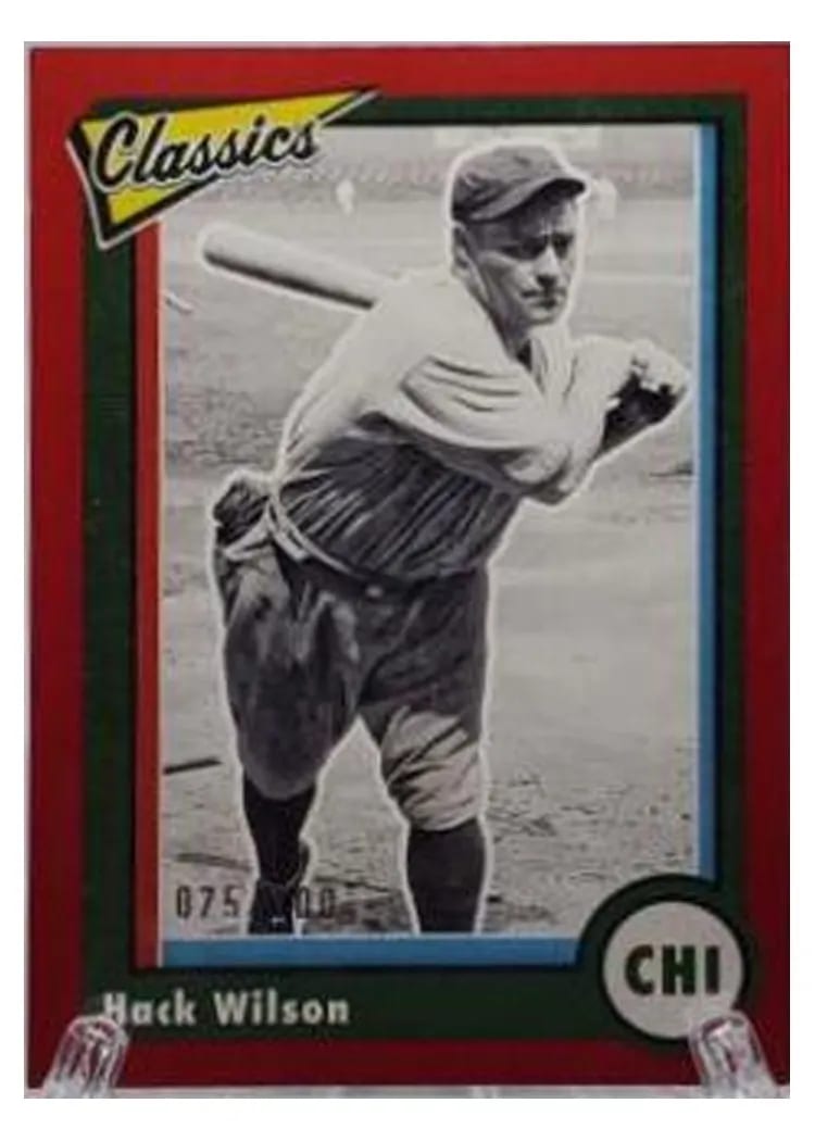 2023 Panini Chronicles Classics Hack Wilson #5 card