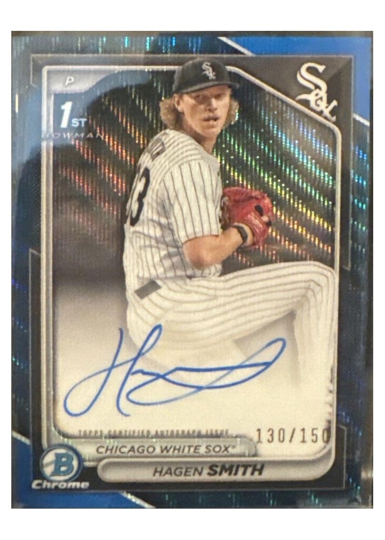2024 Bowman Draft Chrome Prospect Autographs Hagen Smith #CPA-HS card