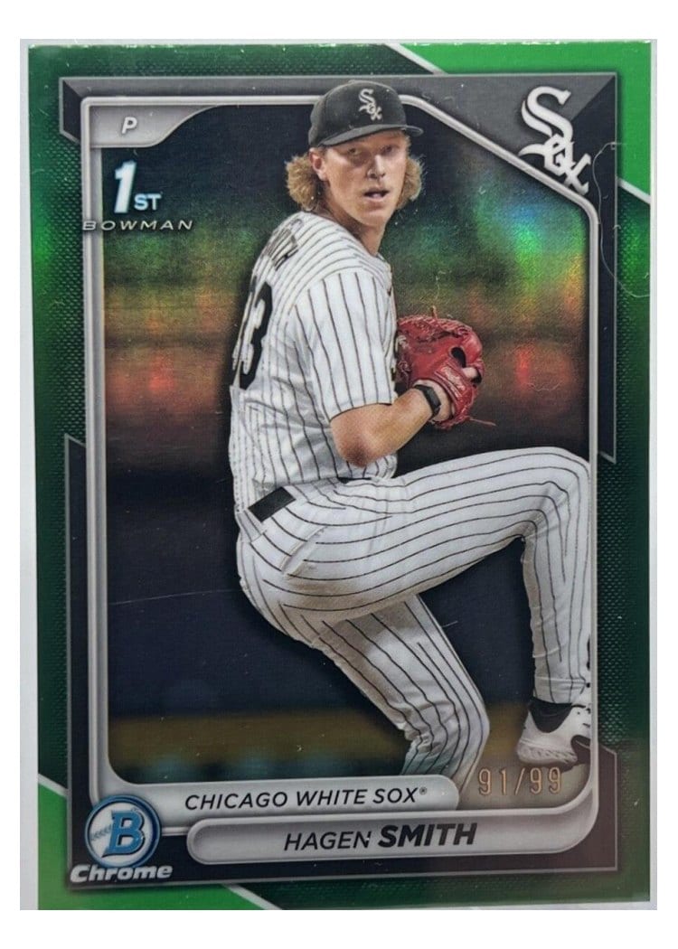 2024 Bowman Draft Chrome Prospect Autographs Hagen Smith #CPA-HS card
